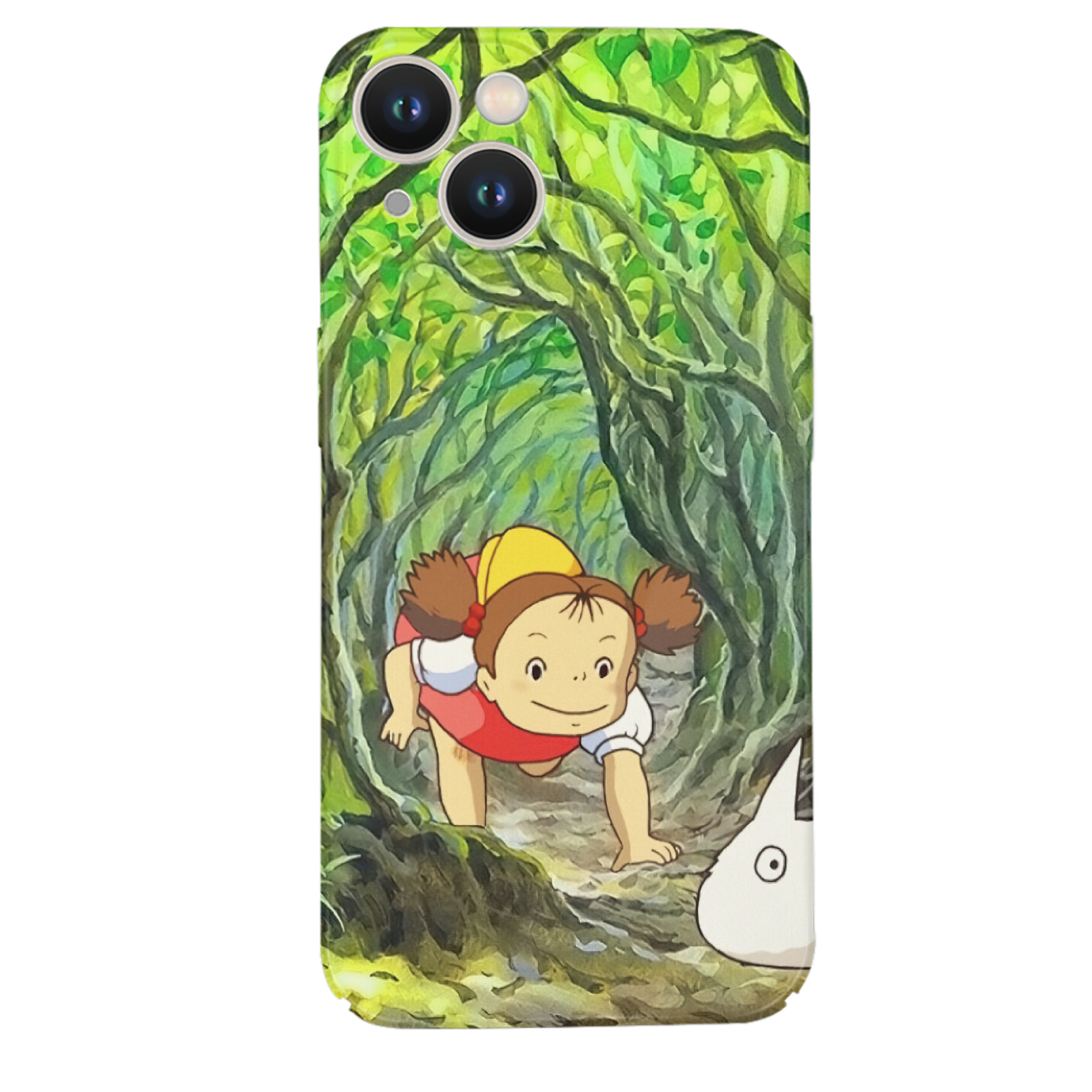 （画像用） となりのトトロ 草壁メイ 草壁サツキ My Neighbor Totoro Satsuki Kusakabe Mei Kusakabe 【iPhone 14シリーズ対応】ハードケース